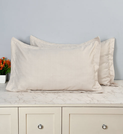 Bright King Size Bedsheet with Pillow Covers Grey